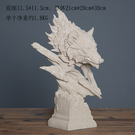 创意沉默是金雕塑工艺品摆件复古家居办公室客厅艺术品装饰品摆设