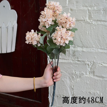 田园乡村绢花假花仿真花艺美式家居客厅房间餐桌装饰花插花束摆件