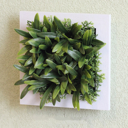创意家居墙饰服装店铺墙上装饰品美式仿真植物客厅墙面壁挂壁饰