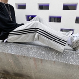 2026春季新款港风经典三道杠九分卫裤XZ604-KP01-P45控58，男装休闲裤，星座604