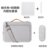 Set [Light Gray Computer Bag + Shoulder Strap + Polishing Cloth + Screen Cleaner] Anti-Fall and Anti-Pressure