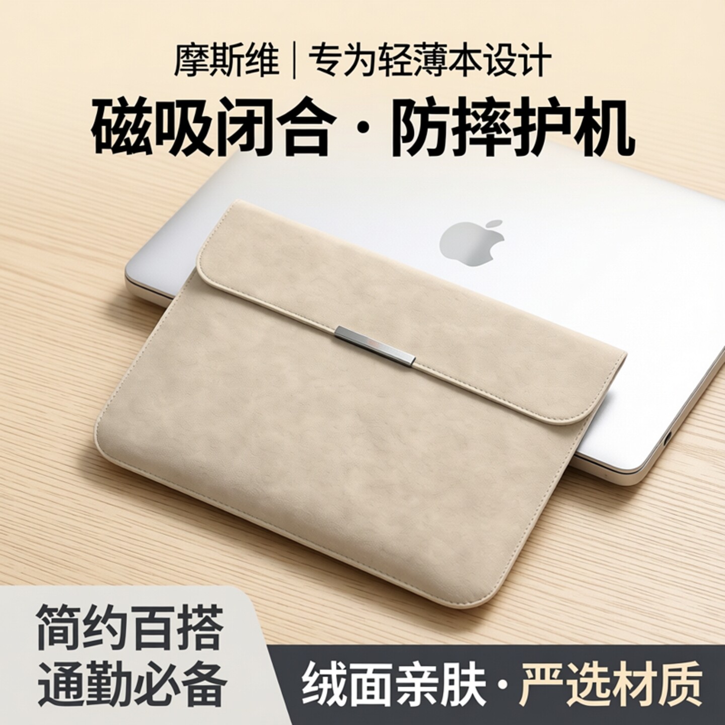摩斯维 笔记本电脑内胆包适用苹果macbookair13华为ma