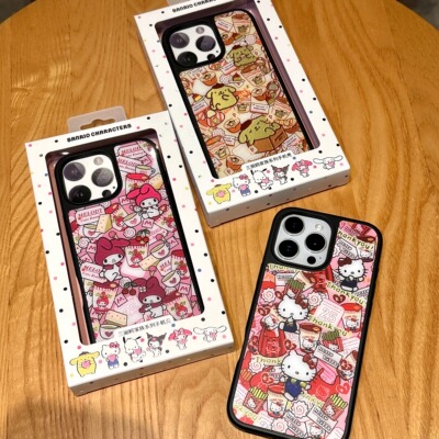 可爱三丽鸥鎏金磁吸苹果17手机壳