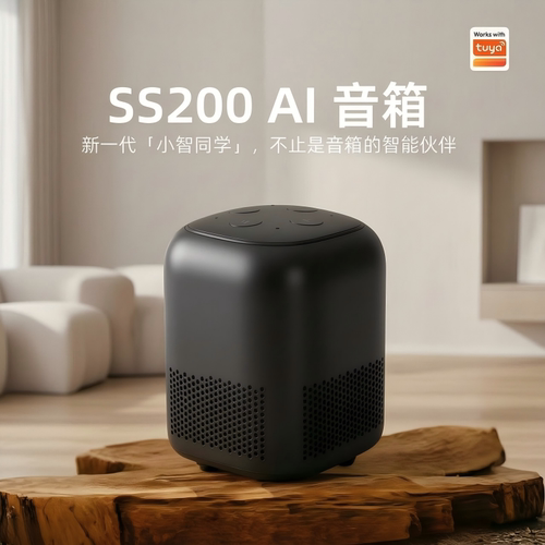 涂鸦智能AI音箱SS200小智同学音响英文问答对话管家聊天红外遥控