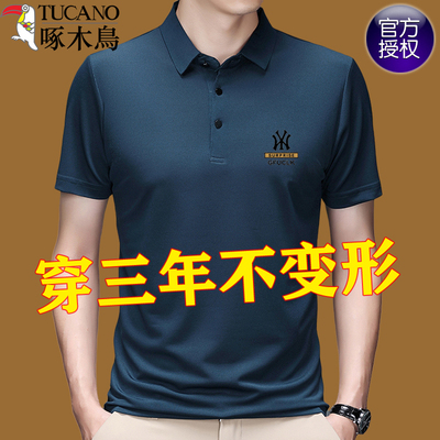 【假一罚十】啄木鸟正品POLO衫男