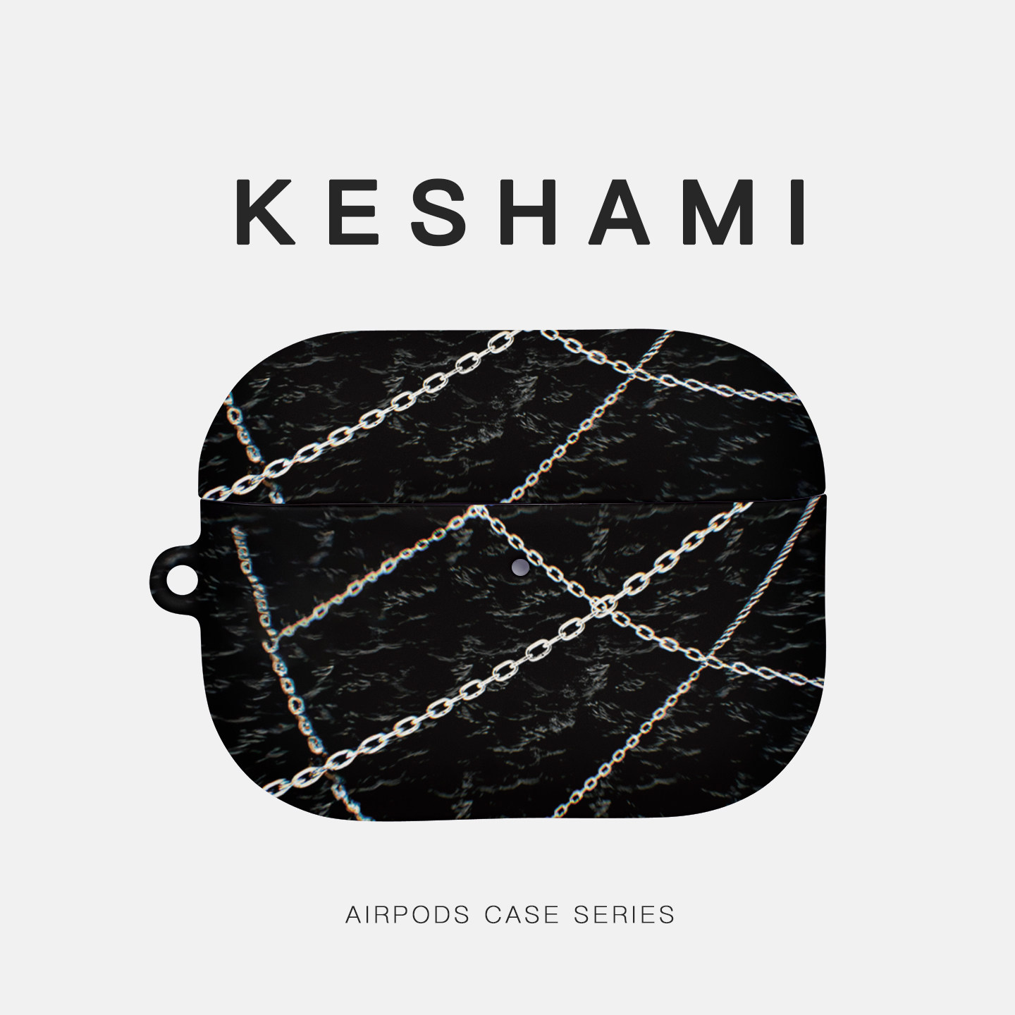 keshami 适用苹果AirpodsPro3/Pro2/Airpods4 全包磨砂耳机壳保护壳链条,3C数码配件,耳机保护套,淘宝优惠券,粉丝福利购,淘宝优惠卷