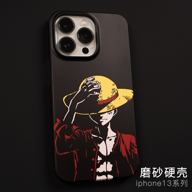 keshami iPhone14pro Phone Case New 13ProMax One Piece Luffy Men's