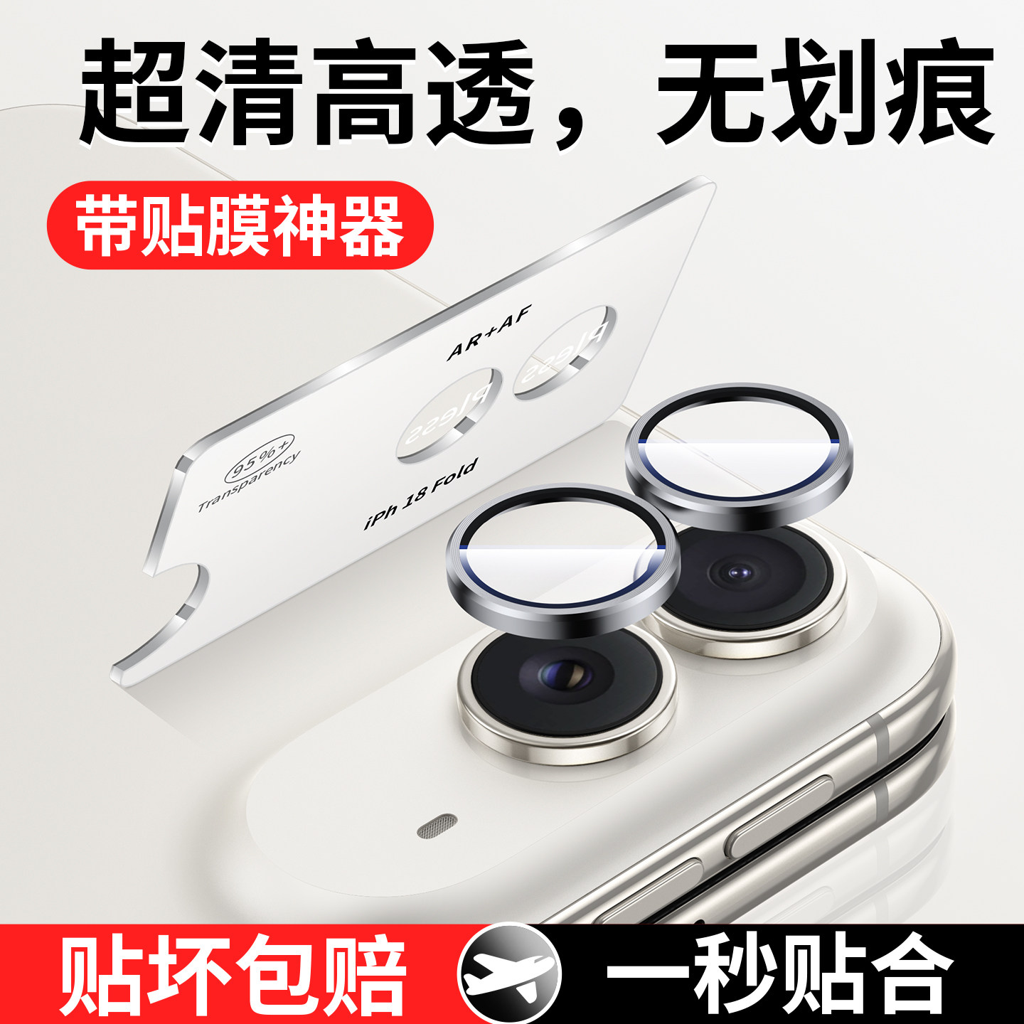 适用苹果Duo镜头膜防刮超清高透