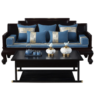 红木沙发坐垫实木沙发垫防滑中式高端家具罗汉床专用垫子座垫定制