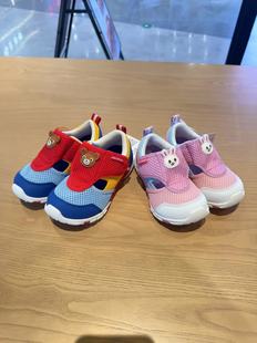正品miki house兔王熊王夏季网眼凉鞋男女童透气休闲鞋