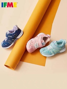 IFME机能鞋2024秋季新款男女童宝宝学步鞋防滑软底透气运动休闲鞋