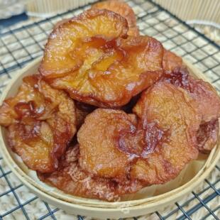 苹果干烟台红富士苹果脯原汁原味苹果干配料表只有苹果~大脸菜家