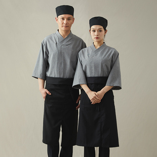 范妮采斯新款日式料理工作服日料店寿司居酒屋服务员厨师工作服秋