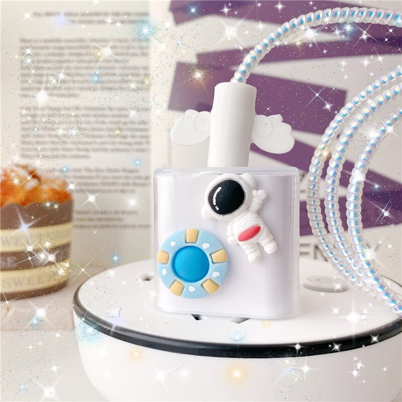 Times thinking 20W Charger smart cover CCCJGCC Mobile phone charger 20w data line smart cover Times thinking 20W Cartoon Astronaut Female models 33w Fast charging data linein the 3C Digital Accessories, Cell Phone Accessories , 充电器保护套 category - from Buy2taobao.com to provide professional Taobao agent buy service
