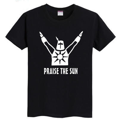 黑暗之魂3T恤 赞美太阳 Praise the sun纯棉短袖 游戏周边衣服