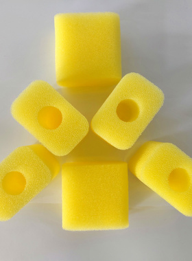 森森HE300380480600800水族箱过滤专用棉内置过滤棉黄色棉白色棉