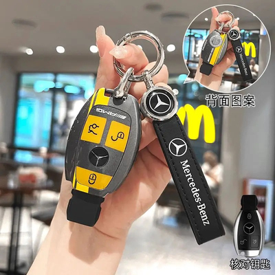 老款奔驰c260L钥匙套C级C200L威霆c180l壳glc260AMGe260L扣v260