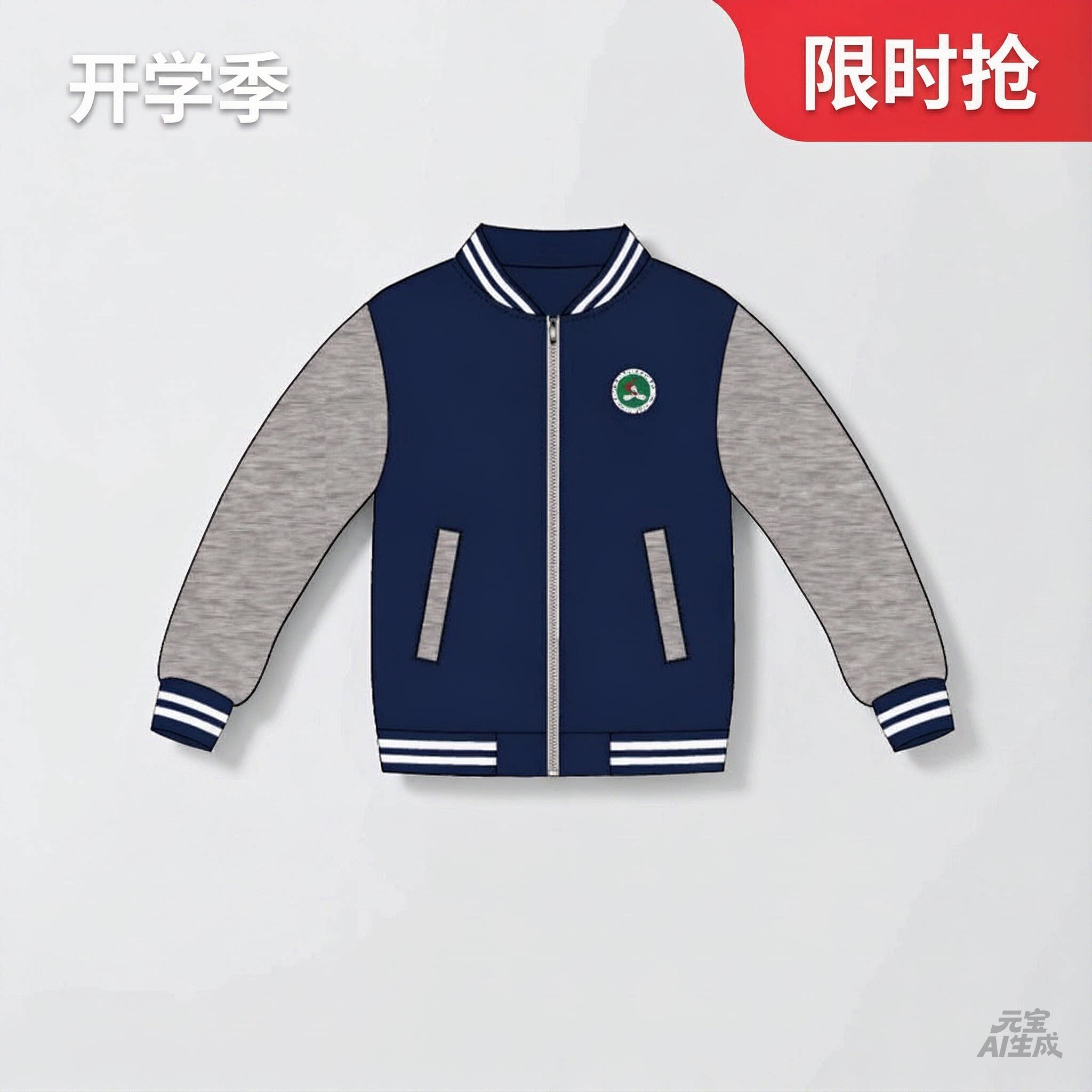树兰秋季初中校服树兰高中校服长袖棒球服春秋款长袖