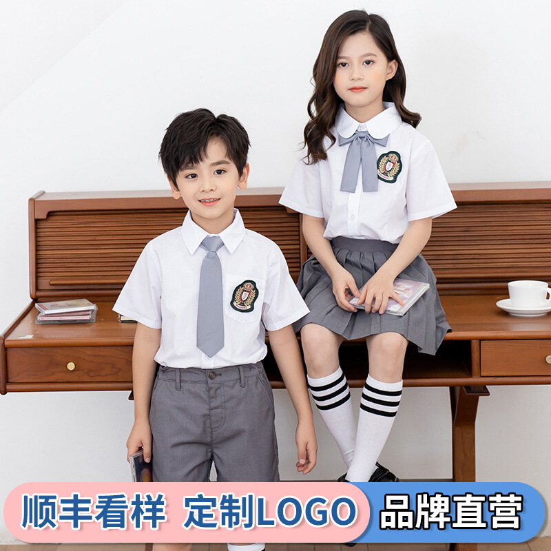 幼儿园园服英伦风儿童夏季学生装毕业拍照校服套装夏装小学生班服 童装/婴儿装/亲子装 校服/园服 原图主图