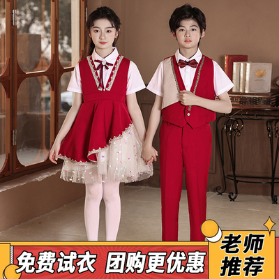 儿童合唱服中小学生朗诵演出服