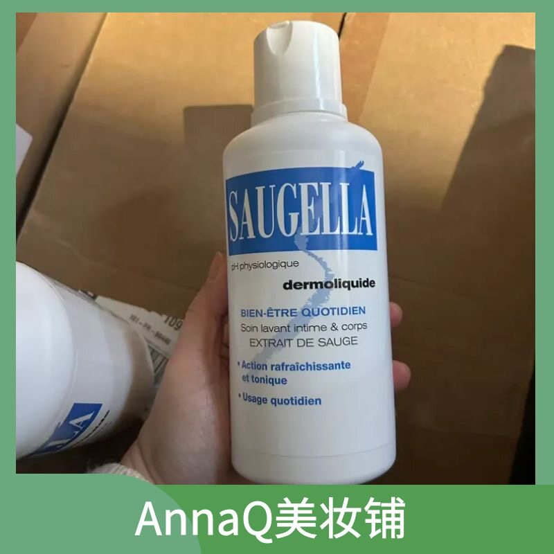 法国Saugella赛吉儿 乳酸鼠尾草菁萃温和洁净私处洗液 500ml