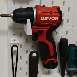 大有5208手电转支架适用宜家SKADIS洞洞板配件 可改金属方孔圆孔