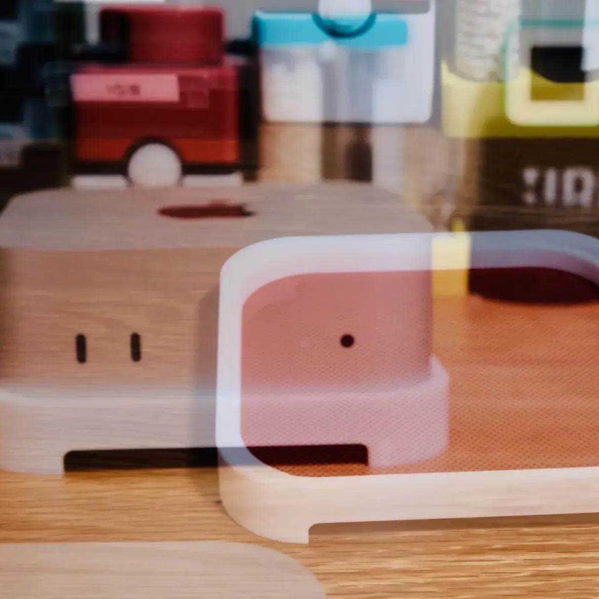 3D打印 适用于mac mini M4/M4pro防尘底座增强散热减少灰尘吸入