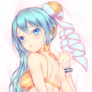 原创MIKU橙花公主等身抱枕 初音未来歌姬计划 二次元靠枕 初音社