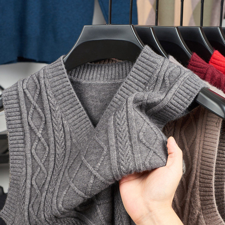 秋冬男士背心高端内搭加厚款保暖毛衣坎肩爸爸装针织马甲休闲上衣,男装,针织衫/毛衣,淘宝优惠券,粉丝福利购,淘宝优惠卷