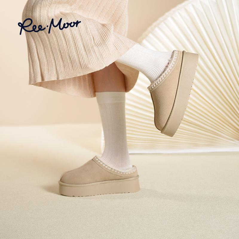 新款外穿厚底增高保暖棉鞋秋冬