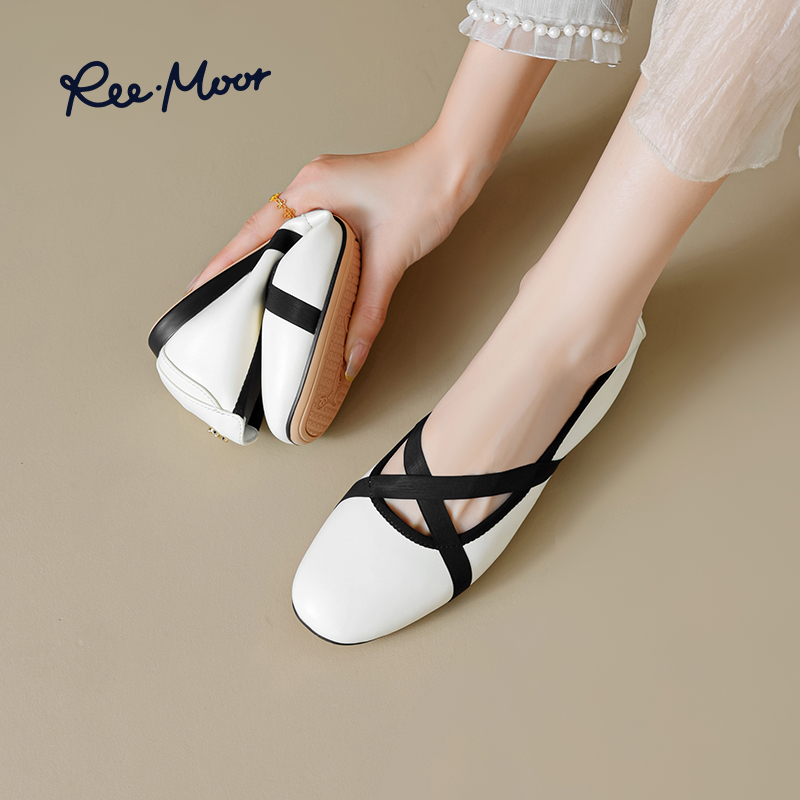 REEMOOR2025春新款浅口单鞋