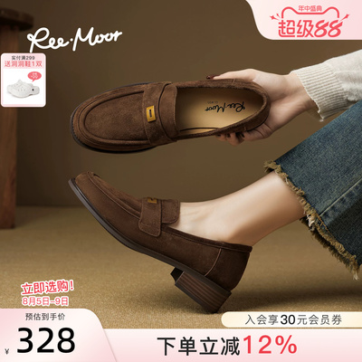 REEMOOR法式复古乐福鞋