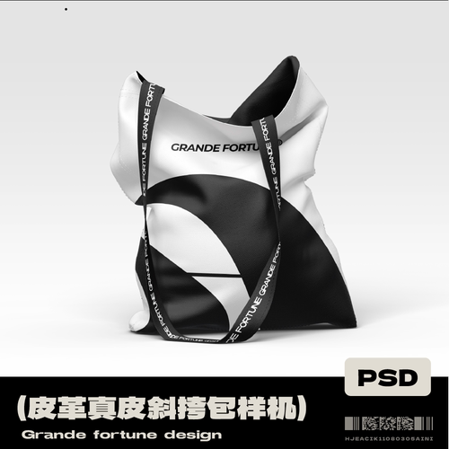 【2款】托特斜挎购物袋环保袋可改色freitag样机素材杜邦纸牛皮ps