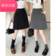 西装 包臀裙 高腰遮跨a字中裙防走光中长款 口袋半身裙女大码 春夏季