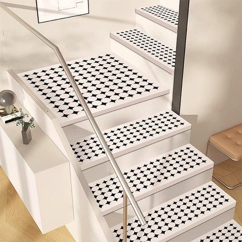 乳胶硅自吸楼梯踏步垫简约台阶垫子免胶自粘防滑家用楼梯地毯定制