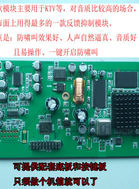 博士防啸叫反馈ktv移频器模块