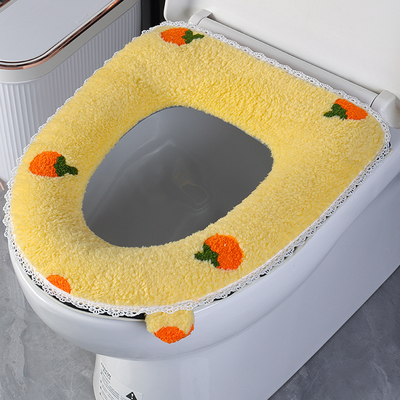 科缦麒麟绒可爱马桶垫