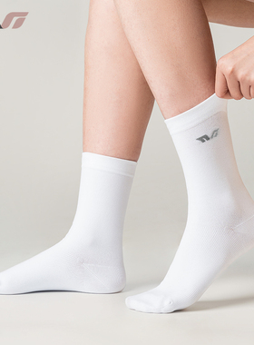 洛克兄弟TVI系列骑行长袜女款夏季中筒透气山地公路车运动袜装备