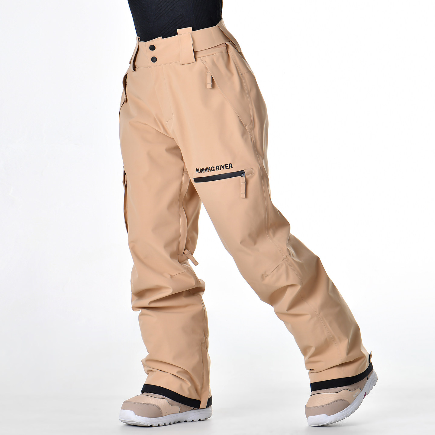 RUNNING RIVER奔流新款防风保暖夹棉女式微喇单板滑雪裤 5480,户外/登山/野营/旅行用品,滑雪裤,淘宝优惠券,粉丝福利购,淘宝优惠卷