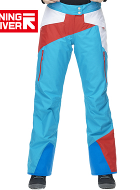 RUNNING RIVER奔流 女式保暖专业双板自由式滑雪裤O6444
