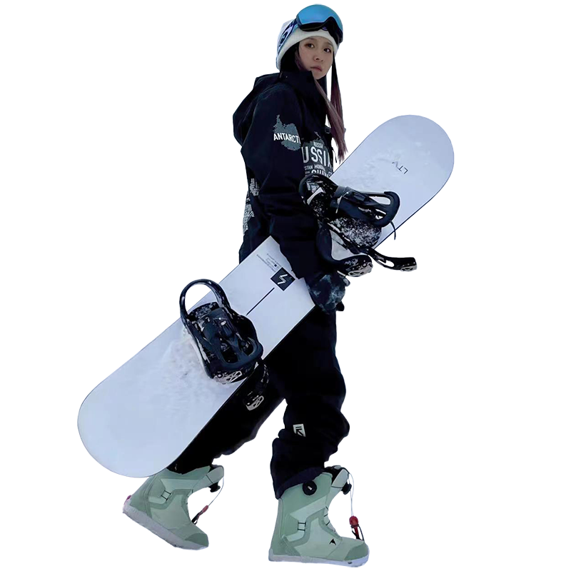 新款单板连体野雪滑雪服单板