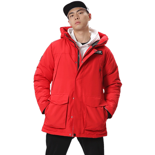 RUNNING RIVER奔流户外男式防风保暖中长款鹅款加厚派克棉服2168