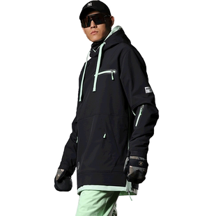 RUNNING RIVER奔流户外单板双板防风男式滑雪服软壳帽衫G1255