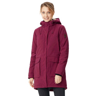 RUNNING RIVER奔流 保暖中长款城市女式户外登山薄款运动棉服
