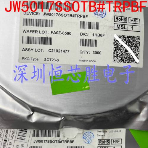 JW5017S 封装SOT23-6 降压式转换器 丝印JWBV JW5017SSOTB#TRPBF