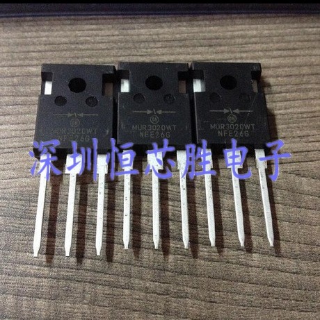 原厂供应MUR3020WTG快恢复二极管适配器30A200V全新原装正品现货