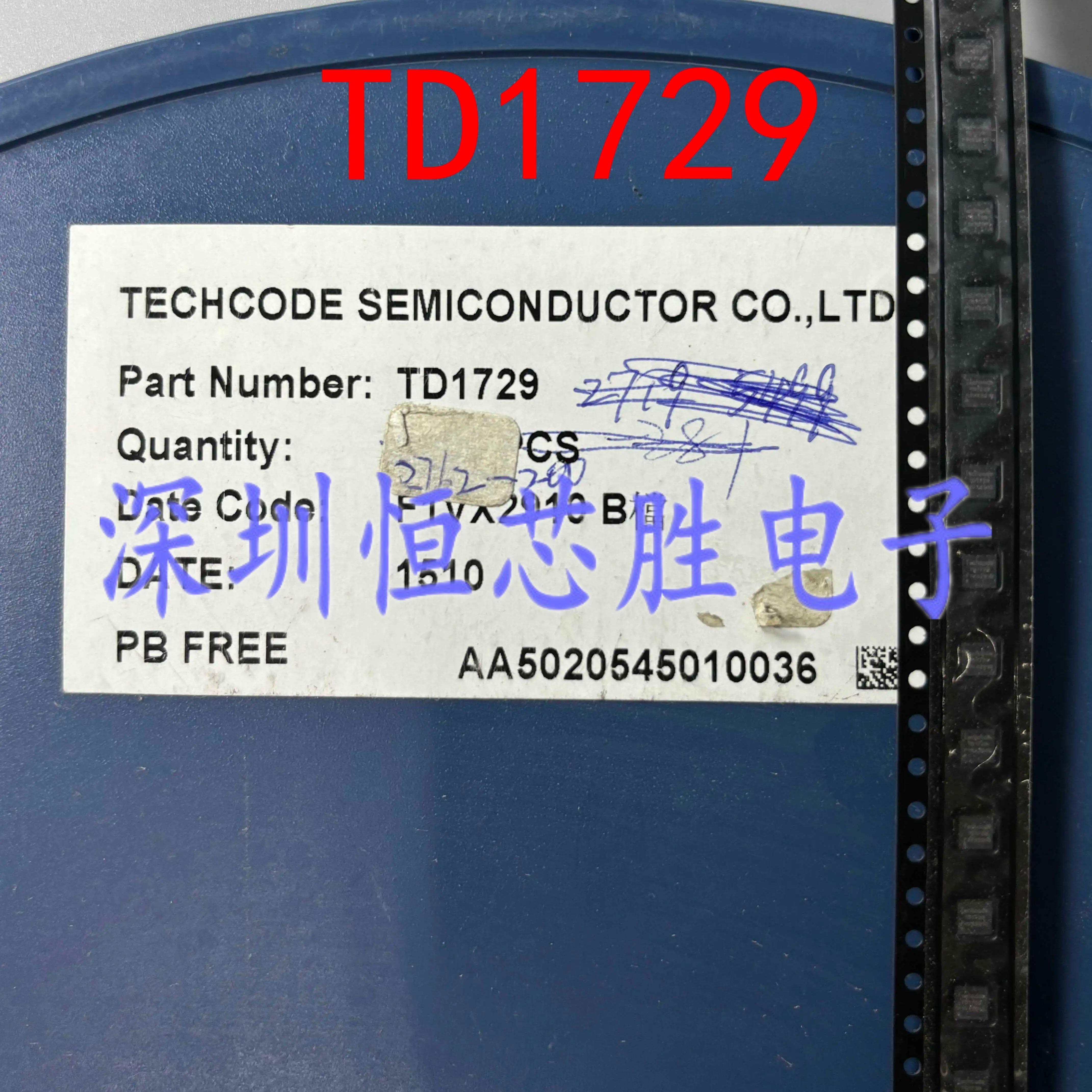 TD1729QR TD1729 (TDFN3x3-10) 高性能PWM控制器车充IC 全新原装