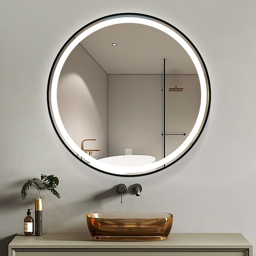 圆形浴室镜智能金属框破损包赔