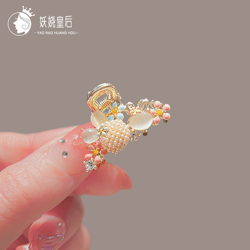 可爱精致小兔子发夹水钻刘海夹头发夹子头饰小号韩版顶夹发卡女