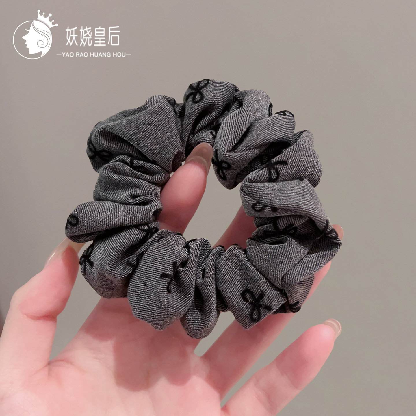 高级感简约发饰皮筋扎头马尾发绳